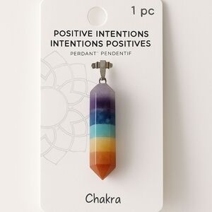 Bead Landing Positive Intentions Chakra Arrow Pendant